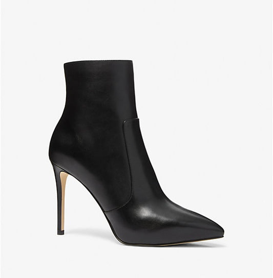 Botines Michael Kors Rue Stiletto Bootie Leather Black